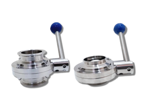 VÁLVULA MARIPOSA CLAMP Y SOLDAR