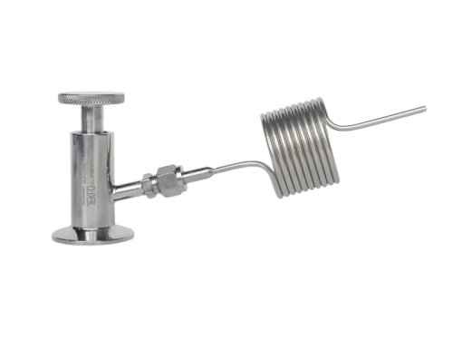 VÁLVULA TOMA MUESTRA CON SERPENTÍN